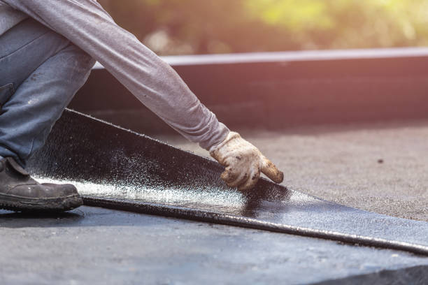 Professional Basement Waterproofing technician working in Genoa, OH